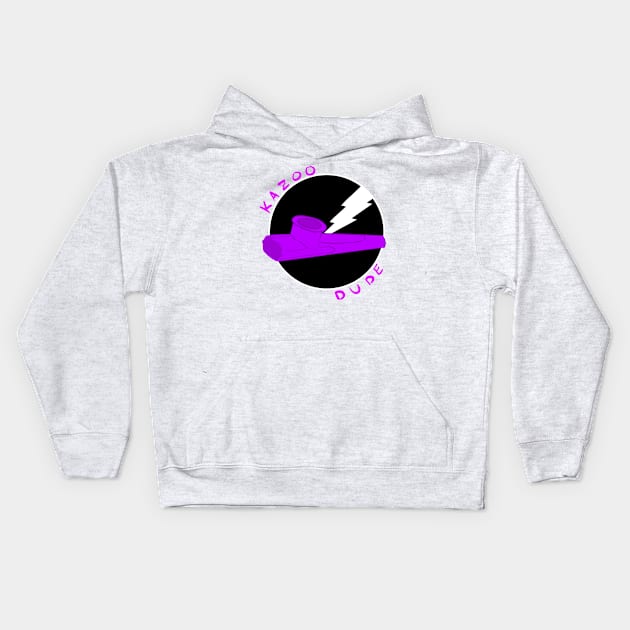 Kazoo Dude (Purple) Kids Hoodie by YoNemu